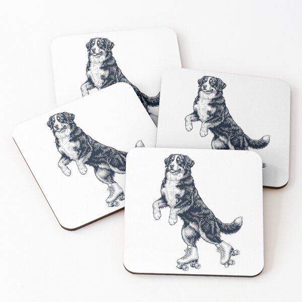 Item preview, Vintage Bernese Mountain Dog Roller Skate Dog Mom Dad Lover designed and sold by TerryConnells.