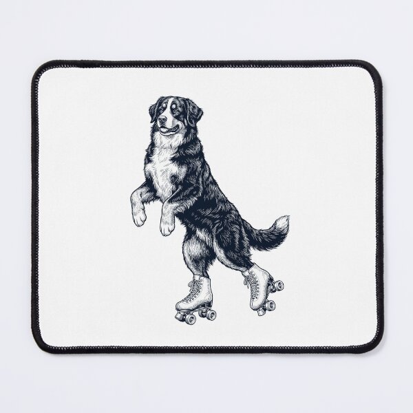 Item preview, Vintage Bernese Mountain Dog Roller Skate Dog Mom Dad Lover designed and sold by TerryConnells.