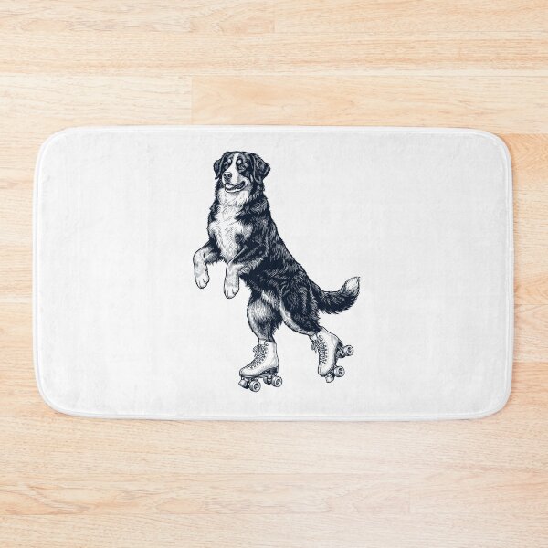 Item preview, Vintage Bernese Mountain Dog Roller Skate Dog Mom Dad Lover designed and sold by TerryConnells.