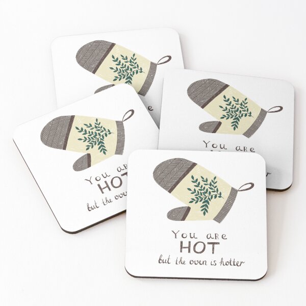 Item preview, Funny Baking Gift Idea You Are Hot But The Oven Is Hotter Kitchen Humor designed and sold by Lazarteva illustrations.