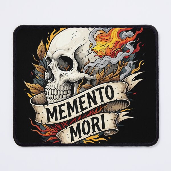 Item preview, Memento Mori Skull and Smokes Flame designed and sold by nuel-art.