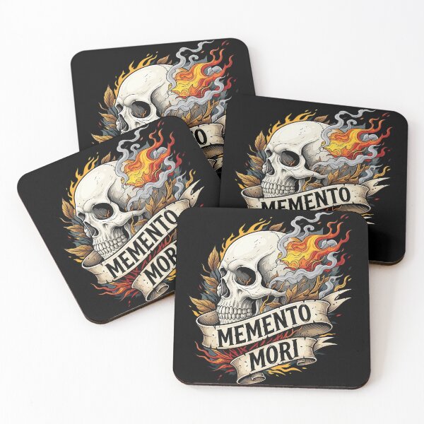 Item preview, Memento Mori Skull and Smokes Flame designed and sold by nuel-art.