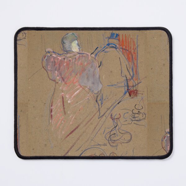 Item preview, L’Argent by Henri de Toulouse-Lautrec | Belle Époque French Café Sketch Art Print designed and sold by artofuniverse.