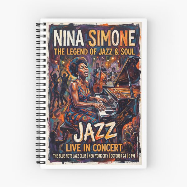 Item preview, Nina Simone Live designed and sold by Theodor Decker.