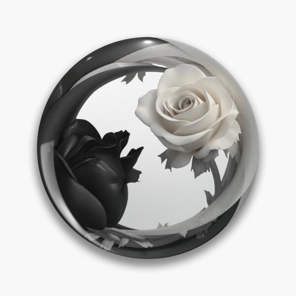 Item preview, onDark Eternal Balance | Yin Yang Roses Noir designed and sold by OnDrk.