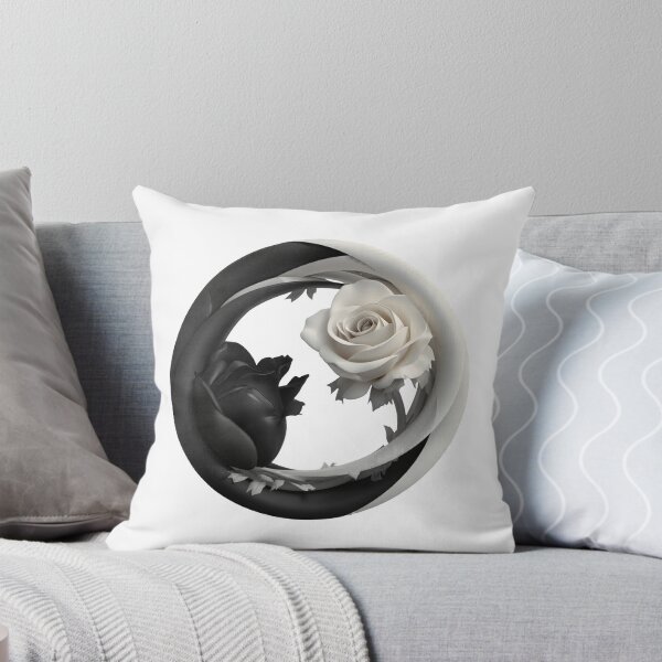 Item preview, onDark Eternal Balance | Yin Yang Roses Noir designed and sold by OnDrk.