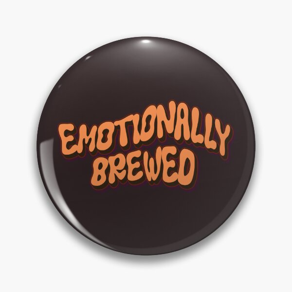 Item preview, Emotionally Brewed Caffeine Coffee Humor designed and sold by oohkeju.
