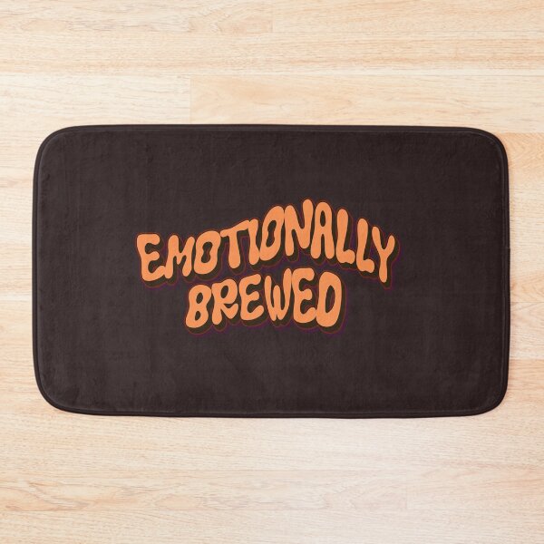Item preview, Emotionally Brewed Caffeine Coffee Humor designed and sold by oohkeju.