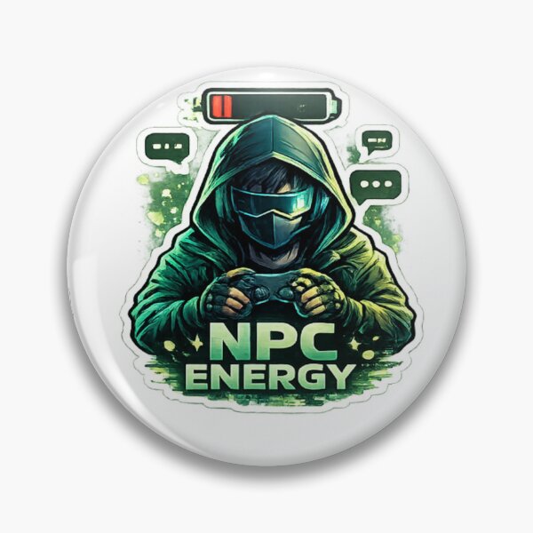 Artikelvorschau, NPC-Energie Lustiges Gamer-Meme Gaming-Design entworfen und verkauft von Artbysarmina.