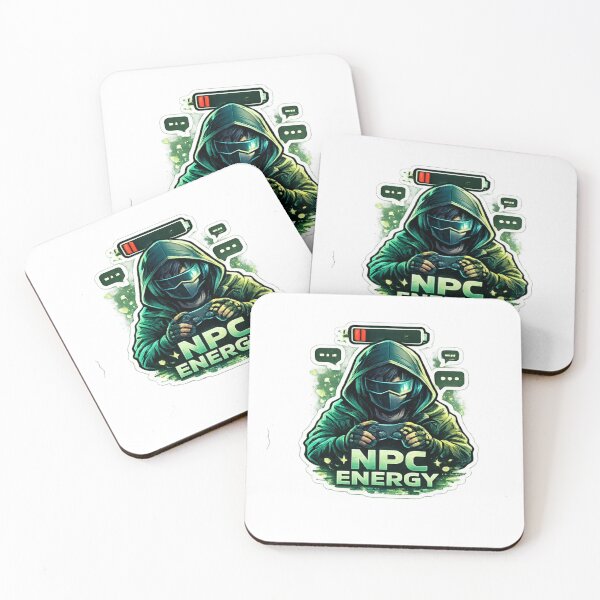 Item preview, NPC Energy Funny Gamer Meme Gaming Design designed and sold by Artbysarmina.