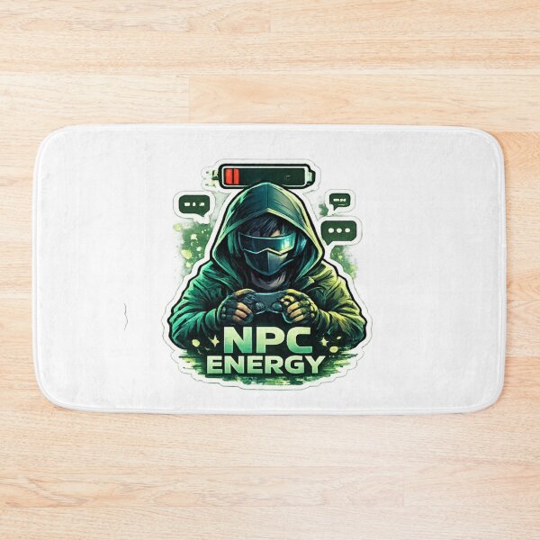 Item preview, NPC Energy Funny Gamer Meme Gaming Design designed and sold by Artbysarmina.
