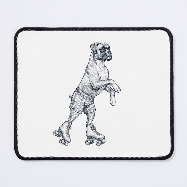 Item preview, Vintage Boxer Dog Roller Skate Dog Mom Dad Lover designed and sold by TerryConnells.