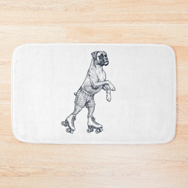 Item preview, Vintage Boxer Dog Roller Skate Dog Mom Dad Lover designed and sold by TerryConnells.