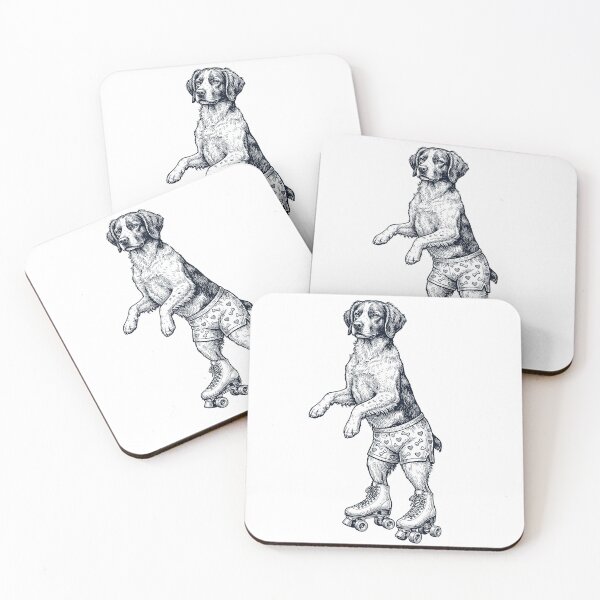 Item preview, Vintage Brittany Roller Skate Dog Mom Dad Lover designed and sold by TerryConnells.