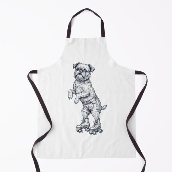 Item preview, Vintage Brussels Griffon Roller Skate Dog Mom Dad Lover designed and sold by TerryConnells.