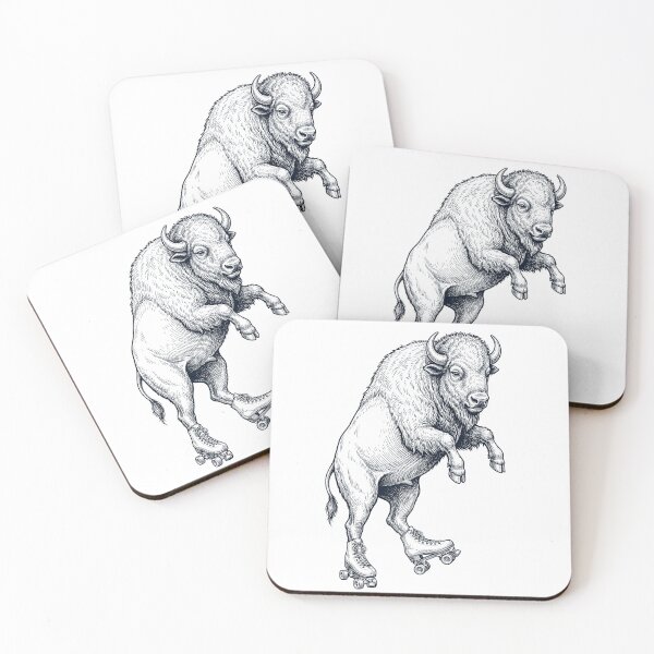 Item preview, Vintage Buffalo Roller Skate Animal Lover designed and sold by TerryConnells.