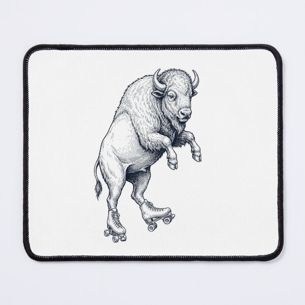 Item preview, Vintage Buffalo Roller Skate Animal Lover designed and sold by TerryConnells.