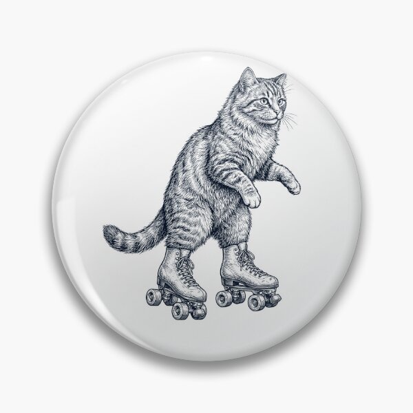 Artikelvorschau, Vintage Katzen-Rollschuhe für Tierliebhaber entworfen und verkauft von TerryConnells.