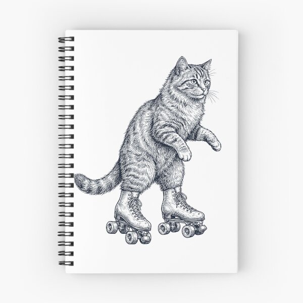 Artikelvorschau, Vintage Katzen-Rollschuhe für Tierliebhaber entworfen und verkauft von TerryConnells.