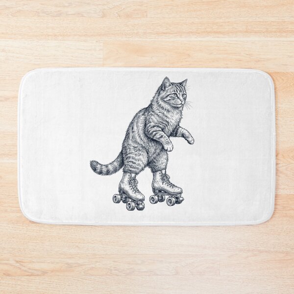Artikelvorschau, Vintage Katzen-Rollschuhe für Tierliebhaber entworfen und verkauft von TerryConnells.