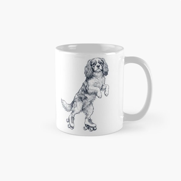 Artikelvorschau, Vintage Cavalier King Charles Spaniel Rollschuhe, Hundemama, Hundepapa, Liebhaber entworfen und verkauft von TerryConnells.