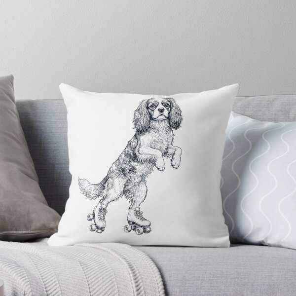 Item preview, Vintage Cavalier King Charles Spaniel Roller Skate Dog Mom Dad Lover designed and sold by TerryConnells.