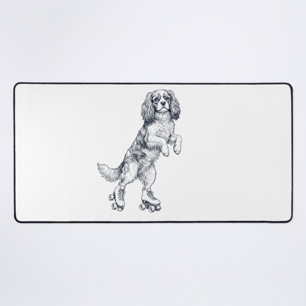 Item preview, Vintage Cavalier King Charles Spaniel Roller Skate Dog Mom Dad Lover designed and sold by TerryConnells.