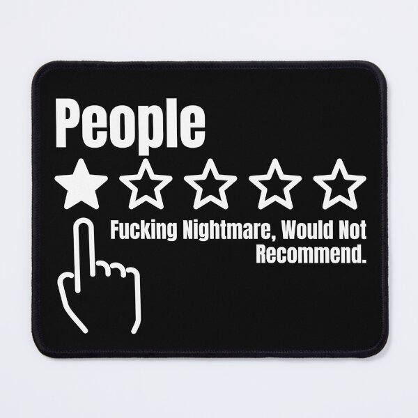 Item preview, People One Star Would Not Recommend Sarcastic Review designed and sold by Dondonmart.