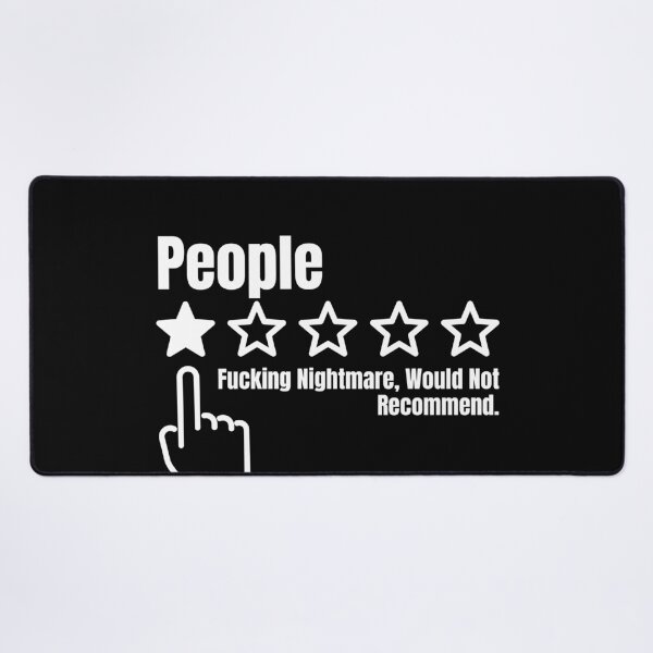 Item preview, People One Star Would Not Recommend Sarcastic Review designed and sold by Dondonmart.