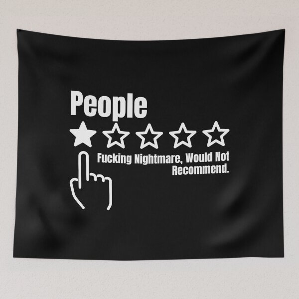 Item preview, People One Star Would Not Recommend Sarcastic Review designed and sold by Dondonmart.