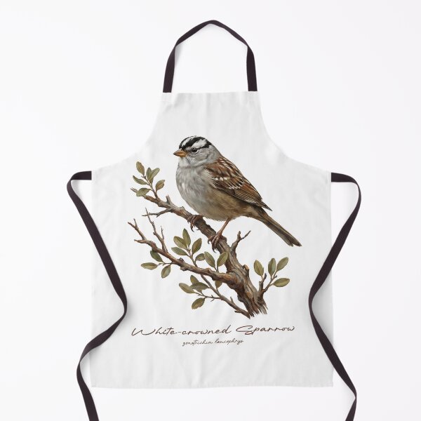 Item preview, White-crowned Sparrow on Rustic Branch designed and sold by Takeda-art.