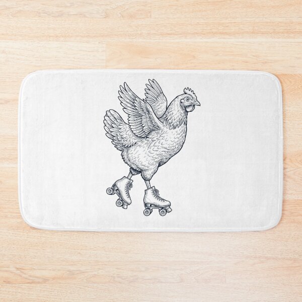 Item preview, Vintage Chicken Roller Skate Animal Lover designed and sold by TerryConnells.