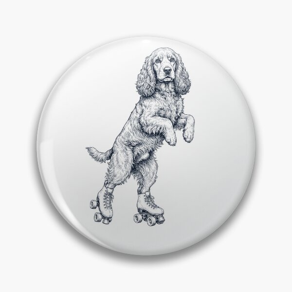 Item preview, Vintage Cocker Spaniel Roller Skate Dog Mom Dad Lover designed and sold by TerryConnells.