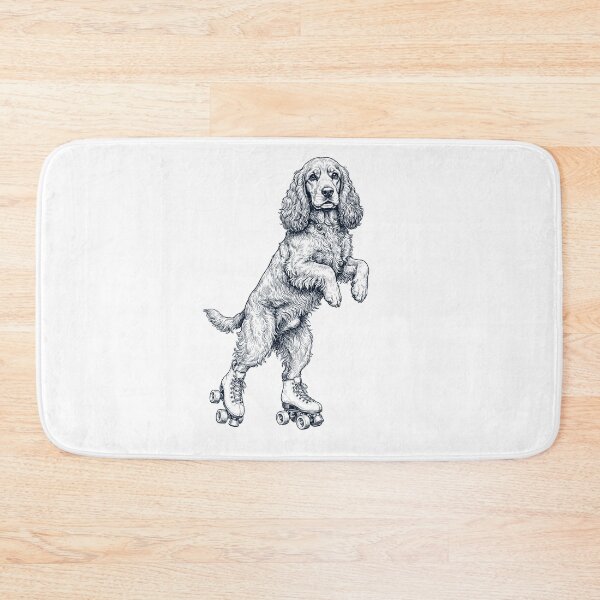 Item preview, Vintage Cocker Spaniel Roller Skate Dog Mom Dad Lover designed and sold by TerryConnells.