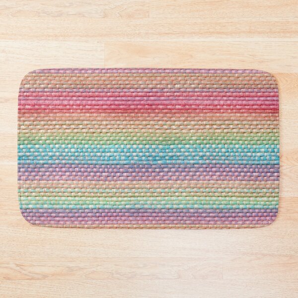 Item preview, Big Pastel Rainbow Woven Vertical Stripe Photo Texture designed and sold by DigitaICraft.