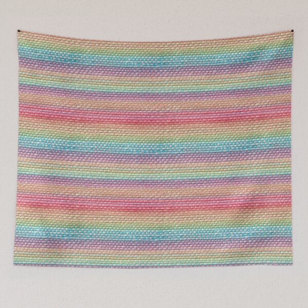 Item preview, Big Pastel Rainbow Woven Vertical Stripe Photo Texture designed and sold by DigitaICraft.