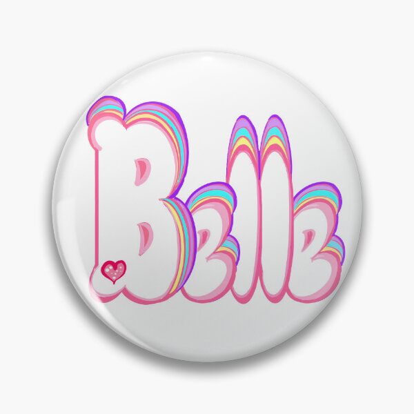 Item preview, Belle The Top 10 best personalized gifts Isabel Isabella Izabel bubble letters with floral pastel colors personalised Graffiti name Belle designed and sold by Artonmytee.