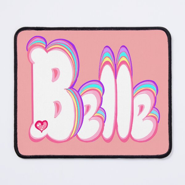 Item preview, Belle The Top 10 best personalized gifts Isabel Isabella Izabel bubble letters with floral pastel colors personalised Graffiti name Belle designed and sold by Artonmytee.