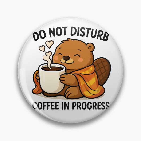 Artikelvorschau, Gemütliches Kaffeebiber-T-Shirt – „Bitte nicht stören, Kaffee wird gerade zubereitet“ – Für Tierliebhaber entworfen und verkauft von kristiART.
