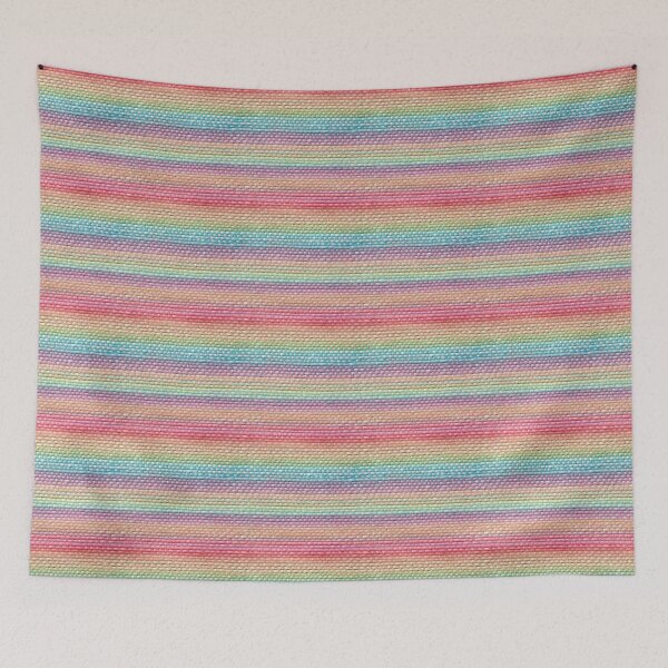 Item preview, Small Pastel Rainbow Woven Vertical Stripe Photo Texture designed and sold by DigitaICraft.
