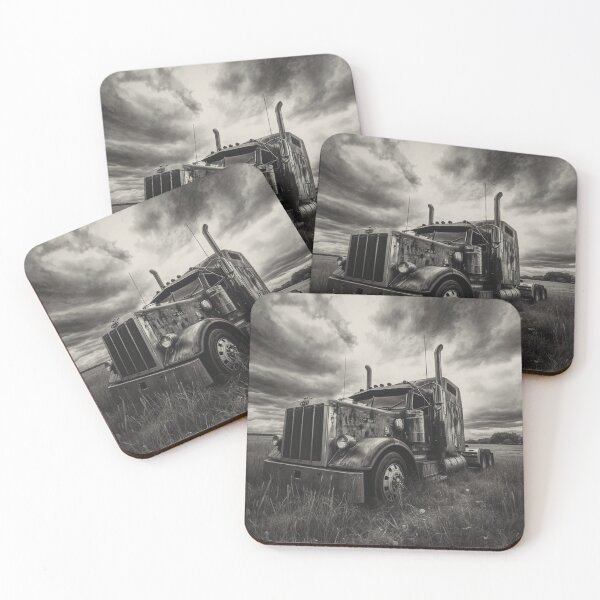 Item preview, Black & White Classic Truck – Vintage Square Body Photography Style designed and sold by Art-Design-EM.