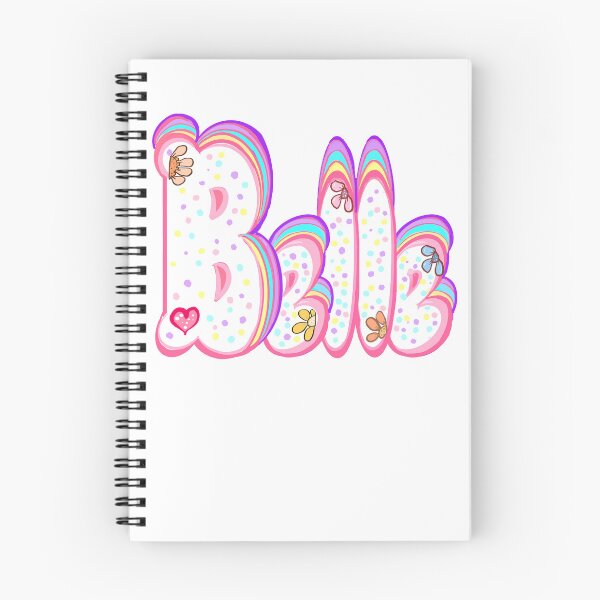 Item preview, Belle The Top 10 best personalized gifts Isabel Isabella Izabel bubble letters with floral candy sprinkles pastel colors personalised Graffiti name Belle designed and sold by Artonmytee.