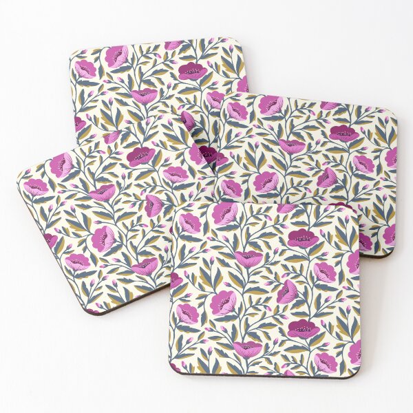 Item preview, Pretty purple poppy flowers designed and sold by Jennifer Ladd.