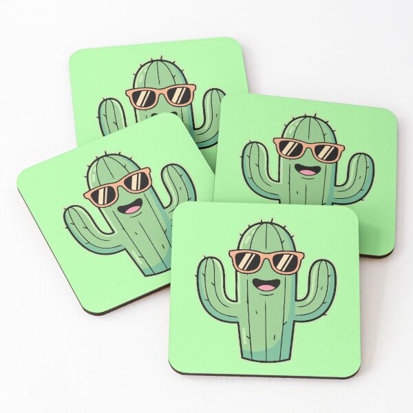 Item preview, Chill Cute Cactus Sticker Kawaii Desert Aesthetic Design designed and sold by Olivra.