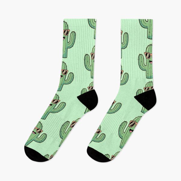Item preview, Chill Cute Cactus Sticker Kawaii Desert Aesthetic Design designed and sold by Olivra.