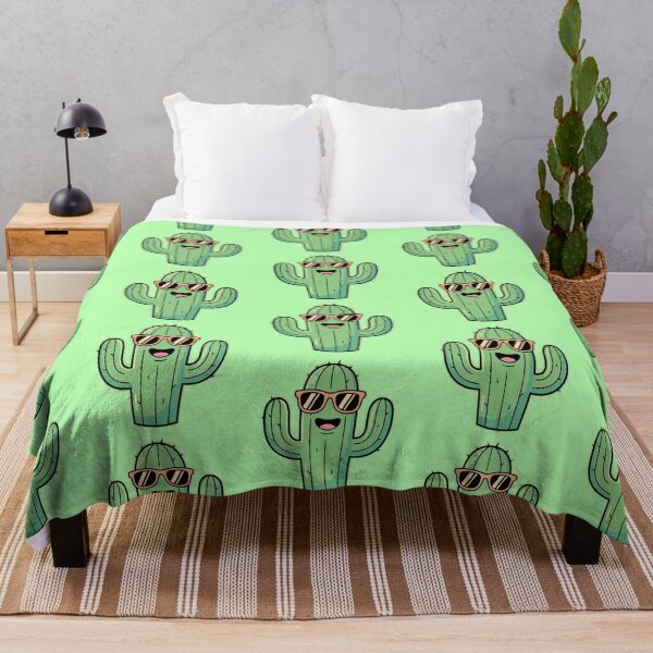 Item preview, Chill Cute Cactus Sticker Kawaii Desert Aesthetic Design designed and sold by Olivra.