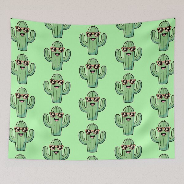 Item preview, Chill Cute Cactus Sticker Kawaii Desert Aesthetic Design designed and sold by Olivra.