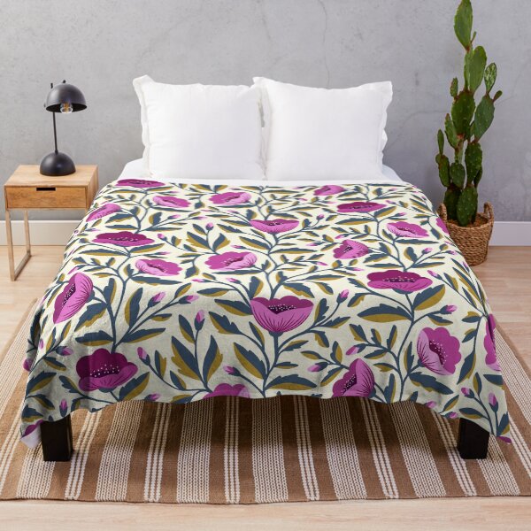 Item preview, Pretty purple poppy flowers designed and sold by Jennifer Ladd.
