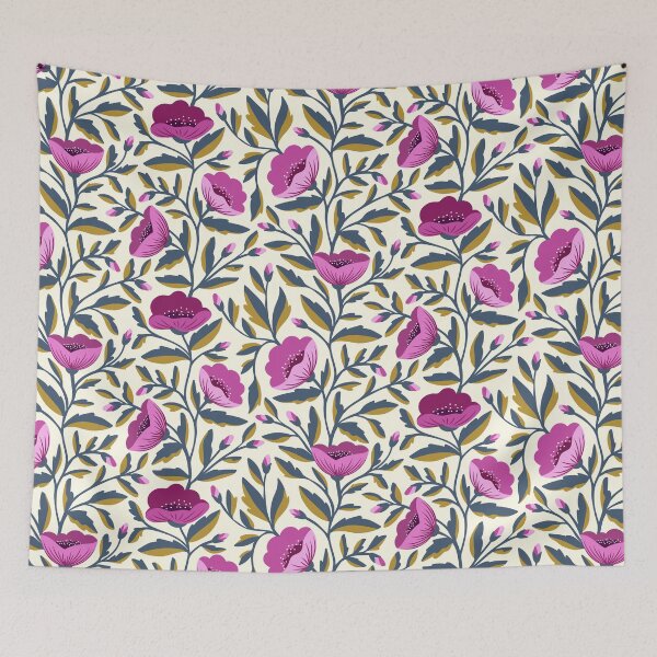 Item preview, Pretty purple poppy flowers designed and sold by Jennifer Ladd.