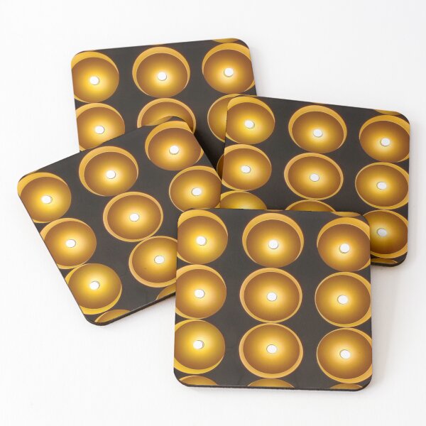 Item preview, Modern golden circle light pattern designed and sold by Kainicram.